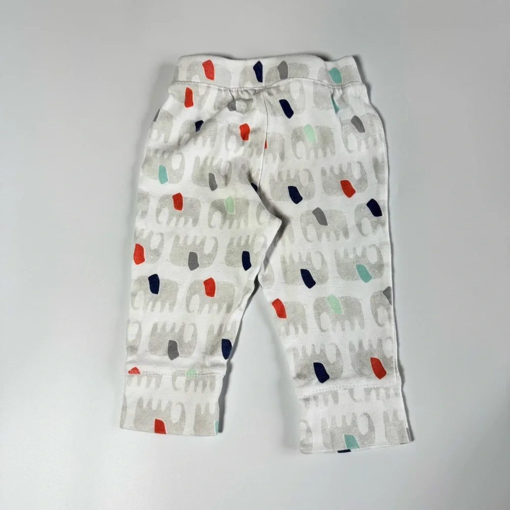 Baby Boy Pants Size 6-9 Months Yellow Gray Lion Elephants Alien Carter’s Fall - Picture 4 of 13